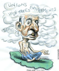 JERRY BROWN UP IN SMOKE by Taylor Jones