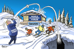 TRUMP AT DAVOS by Paresh Nath
