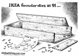 IKEA FOUNDER DIES by Dave Granlund