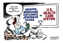 CORPORATE GIANTS' HEALTH CARE PLAN COLOR by Jimmy Margulies