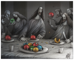 THE LAST SUPPER by Angel Boligan