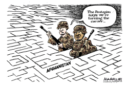 US TROOPS IN AFGHANISTAN  by Jimmy Margulies
