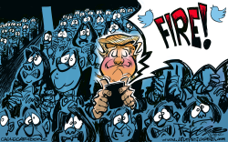 TWEETING FIRE by Milt Priggee