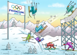 SYRINGE OLYMPICS by Marian Kamensky