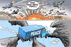 BOMBING FOR PEACE by Paresh Nath