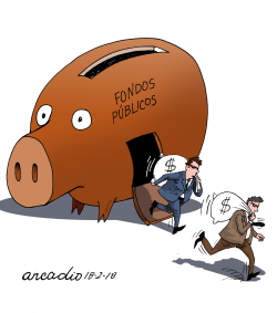 POLíTICOS Y FONDOS PúBLICOS by Arcadio Esquivel