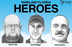 PARKLAND FLORIDA HEROES by Bruce Plante