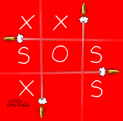 SOS WEAPONS IN AMERICA by Arcadio Esquivel