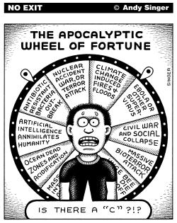 APOCALYPTIC WHEEL OF FORTUNE by Andy Singer