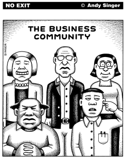 BUSINESS COMMUNITY by Andy Singer