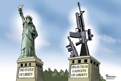 US GADGETS OF LIBERTY by Paresh Nath