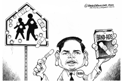 Rubio and school shooting by Dave Granlund