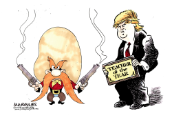 TEACHERS AND GUNS COLOR by Jimmy Margulies