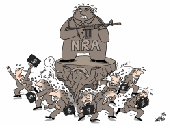 NRA LOSING SUPPORT by Stephane Peray