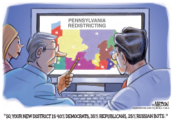 NEW PENNSYLVANIA CONGRESSIONAL DISTRICTS by R.J. Matson