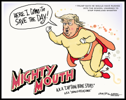 MIGHTY MOUTH TRUMP by J.D. Crowe