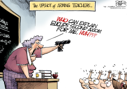 ARMING TEACHERS by Nate Beeler