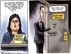 JARED'S SECURITY DOWNGRADE by Kevin Siers