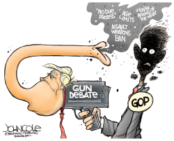 TRUMP GOP AND GUNS by John Cole