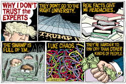 WHY TRUMP DOESN'T TRUST EXPERTS by Monte Wolverton