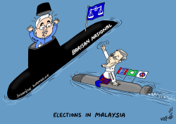MALAYSIAN ELECTIONS by Stephane Peray