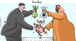 ARMS DEAL by Emad Hajjaj