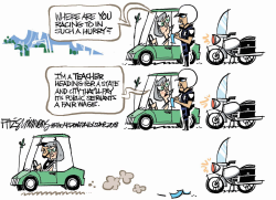 TEACHERS AND COPS by David Fitzsimmons