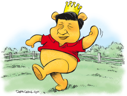 XI THE POOH by Daryl Cagle