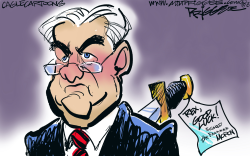REX FIRED by Milt Priggee