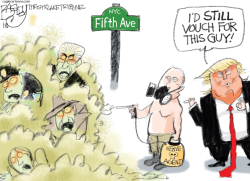 PUTIN ON FIFTH by Pat Bagley