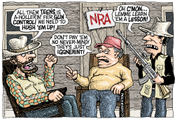 NRA PARKLAND BACKLASH by Monte Wolverton