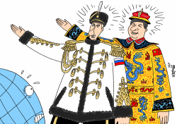 NEW RUSSIAN CZAR AND NEW CHINESE EMPEROR by Stephane Peray