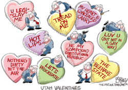 LOCAL CANDY HEARTS by Pat Bagley