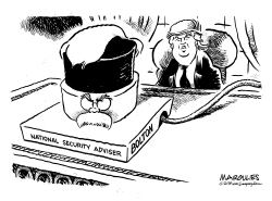 NATIONAL SECURITY ADVISER JOHN BOLTON by Jimmy Margulies