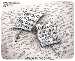 MARCH FOR OUR LIVES by Adam Zyglis