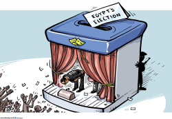 EGYPT’S ELECTION by Emad Hajjaj