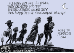 ROMNEY IMMIGRANTS by Pat Bagley