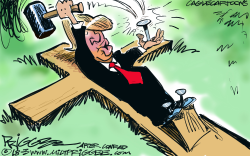 TRUMP'S CROSS by Milt Priggee