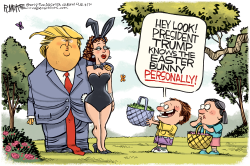 TRUMP EASTER BUNNY by Rick McKee