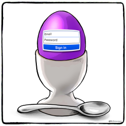 EasterSecurity- Egg by Ruben Oppenheimer