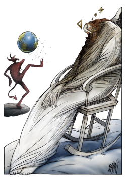 CLIMATE CHANGE WHY HAS THOU FORSAKEN US? by Angel Boligan