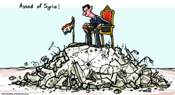 ASSAD OF SYRIA by Emad Hajjaj