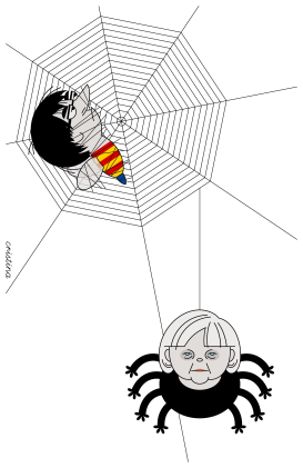 TRAPPED - PUIGDEMONT by Christina Sampaio