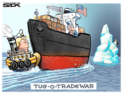 TRADE WAR ICE by Steve Sack