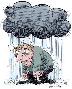 TAX CLOUD REPOST by Daryl Cagle