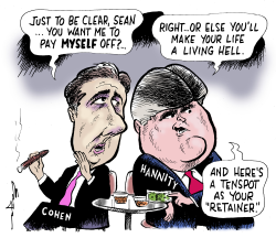 COHEN AND HANNITY by Tim Eagan