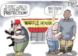 WAFFLE HOUSE by Pat Bagley