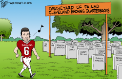 BAKER MAYFIELD GOES TO CLEVELAND BROWNS by Bruce Plante