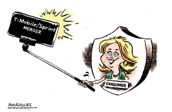 T-Mobile/Sprint Merger color by Jimmy Margulies