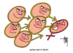 GANG RAPE IN SPAIN by Arend Van Dam